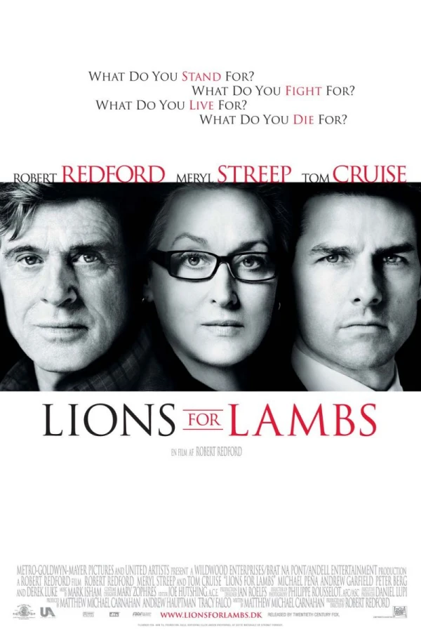 Lions for Lambs Cartaz