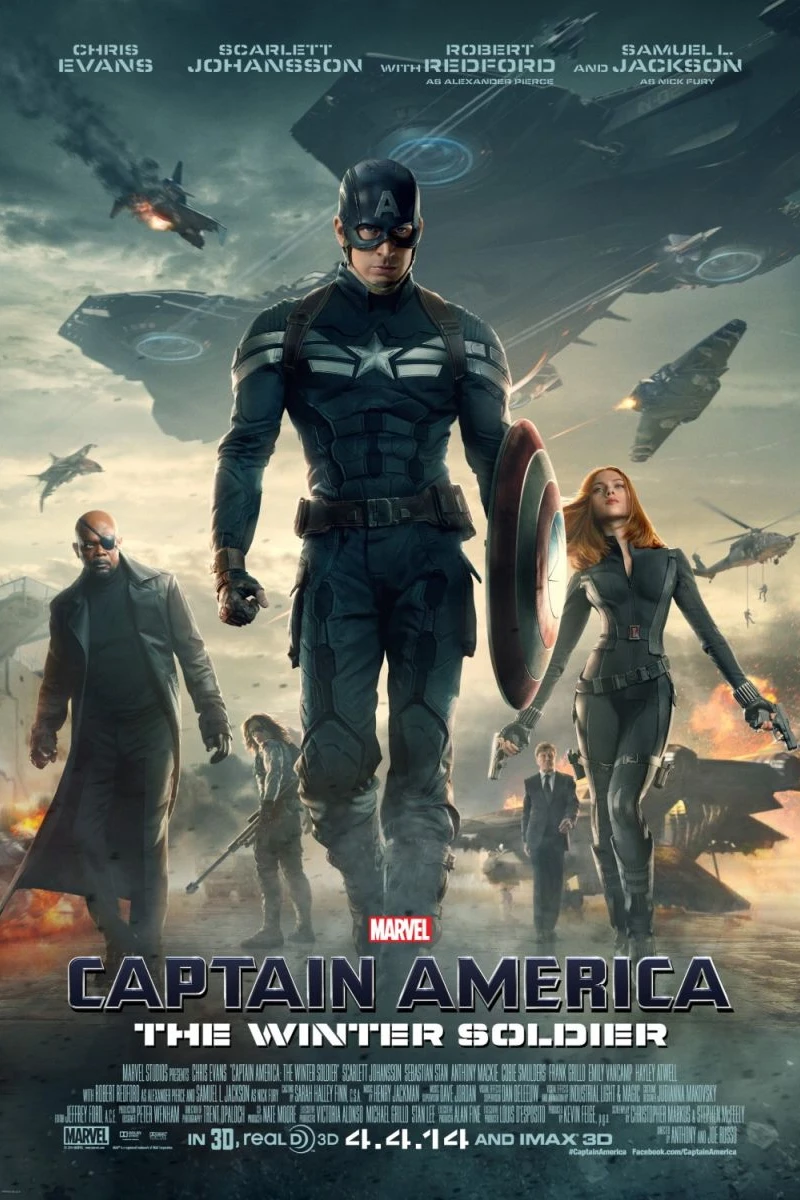 Captain America: The Winter Soldier Cartaz