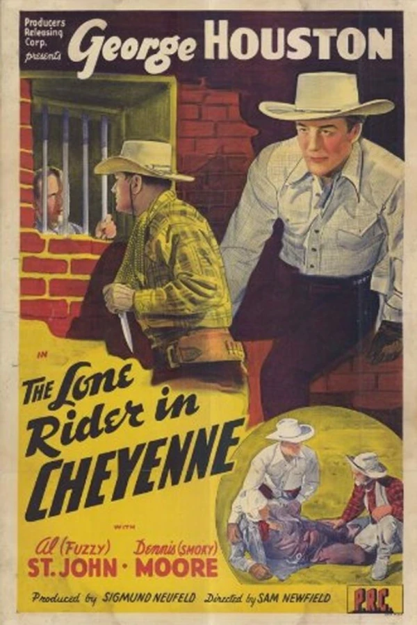 The Lone Rider in Cheyenne Cartaz