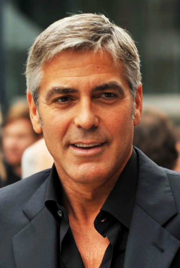 <strong>George Clooney</strong>. Imagem por Michael Vlasaty.