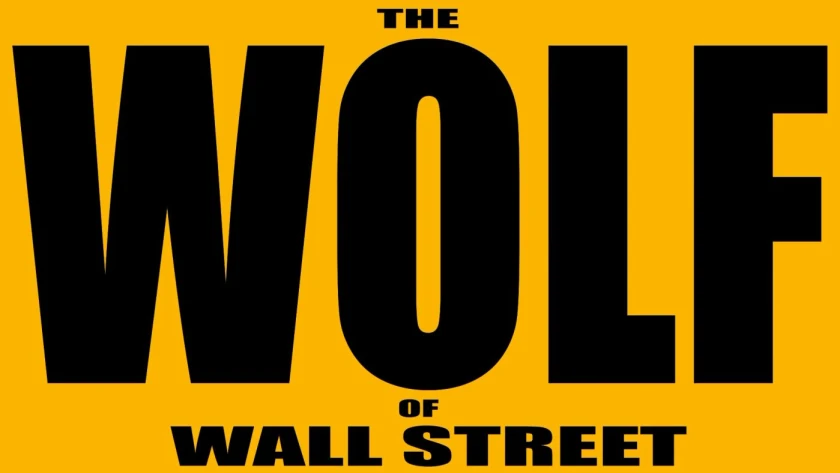 The Wolf of Wall Street Title Card